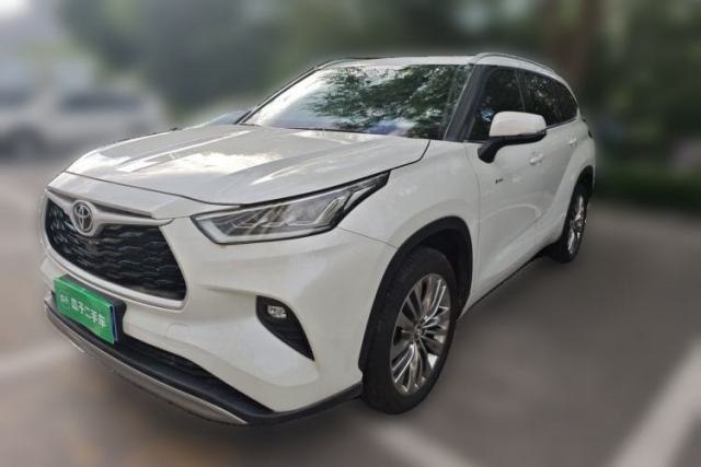 Used Toyota Highlander 2024 2.5L Smart Electric Hybrid Dual-Motor Two-Wheel Drive Luxury Version 7 Seats