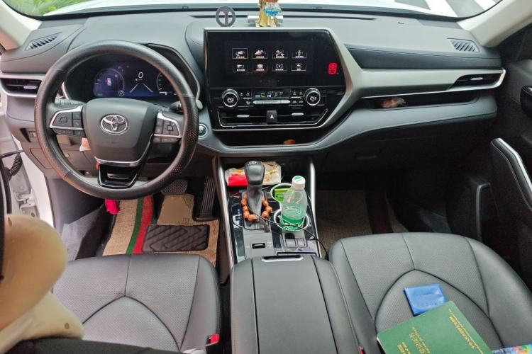 Used Toyota Highlander 2024 2.5L Smart Electric Hybrid Dual-Engine Two-Wheel Drive Elite Version 7 Seats Center Console
