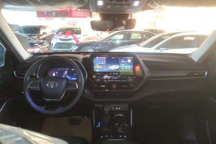 Used Toyota Highlander 2024 2.5L Smart Electric Hybrid Dual-Motor Two-Wheel-Drive Prestige Version 7 Seats Center Console