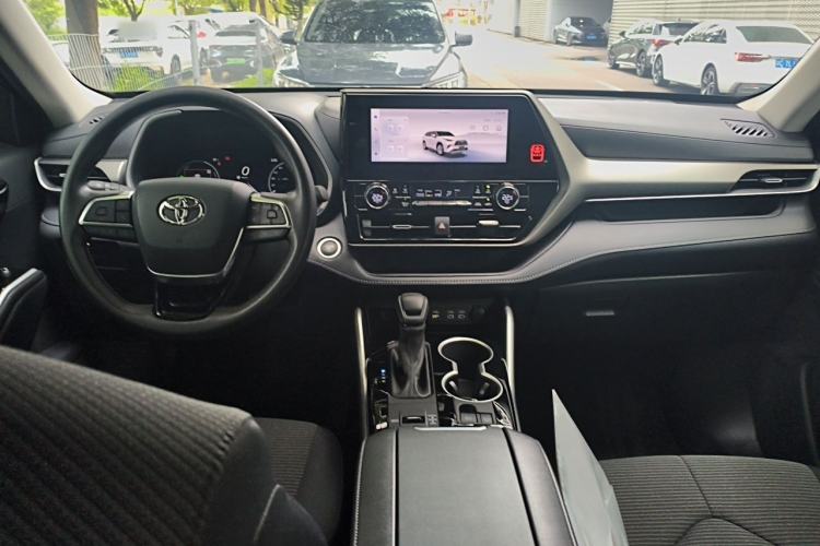 Used Toyota Highlander 2024 2.5L Smart Electric Hybrid Dual-Motor Two-Wheel-Drive Elite Edition 5 Seats Center Console