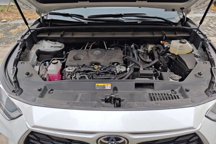 Used Toyota Highlander 2024 2.5L Smart Electric Hybrid Dual-Motor Two-Wheel-Drive Elite Edition 5 Seats Engine Bay