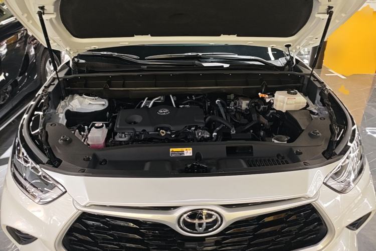 Used Toyota Highlander 2024 2.5L Smart Electric Hybrid Dual-Motor Two-Wheel-Drive Elite Edition 5 Seats Engine Bay
