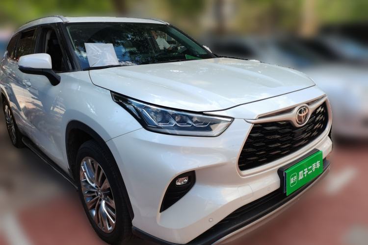 Used Toyota Highlander 2024 380T Four-Wheel Drive Prestige Version 7 Seats Front Right 45 Deg