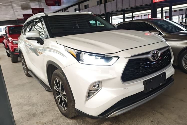 Used Toyota Highlander 2024 2.5L Smart Electric Hybrid Dual-Motor Two-Wheel-Drive Elite Edition 5 Seats Front Right 45 Deg