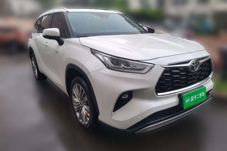 Used Toyota Highlander 2024 2.5L Smart e-Power Dual-Motor All-Wheel-Drive Supreme Edition – 7 Seats Front Right 45 Deg