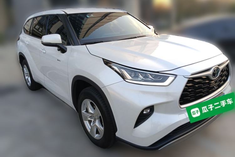 Used Toyota Highlander 2024 2.5L Smart Electric Hybrid Dual-Motor Two-Wheel-Drive Elite Edition 5 Seats Front Right 45 Deg