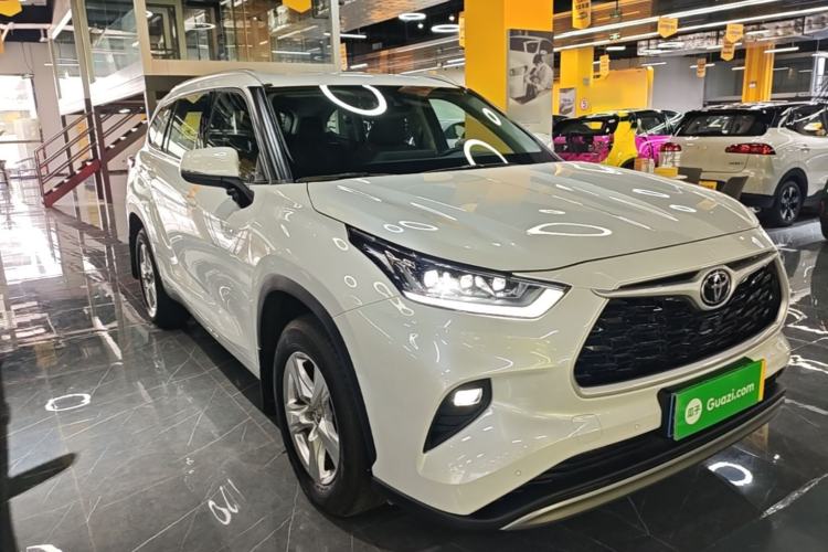Used Toyota Highlander 2024 2.5L Smart Electric Hybrid Dual-Motor Two-Wheel-Drive Elite Edition 5 Seats Front Right 45 Deg