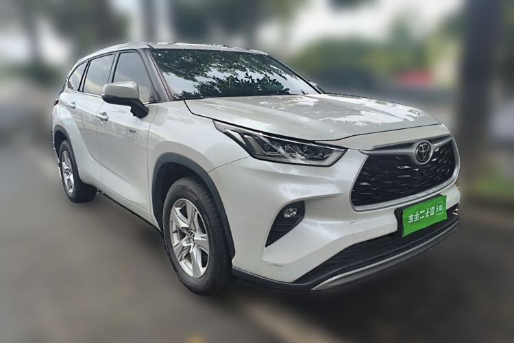 Used Toyota Highlander 2024 2.5L Smart Electric Hybrid Dual-Motor Two-Wheel-Drive Elite Edition 5 Seats Front Right 45 Deg