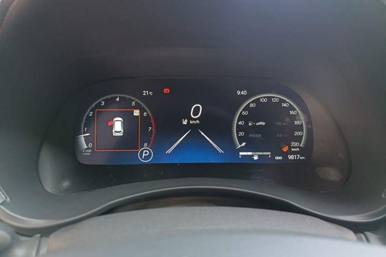 Used Toyota Highlander 2024 380T Four-Wheel Drive Prestige Version 7 Seats Instrument Cluster