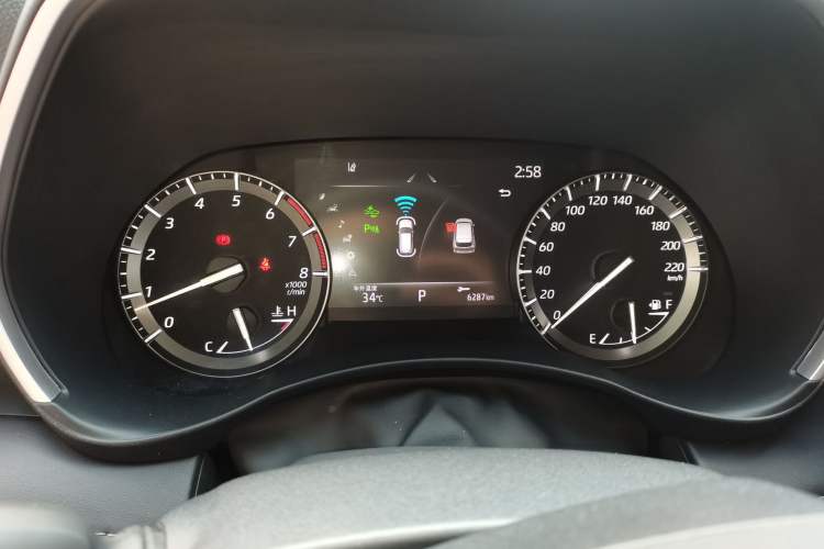 Used Toyota Highlander 2024 380T Four-Wheel Drive Prestige Version 7 Seats Instrument Cluster