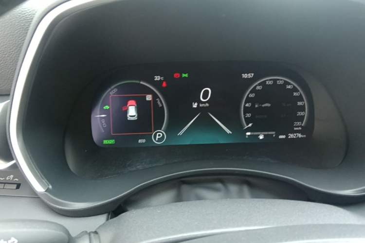 Used Toyota Highlander 2024 2.5L Smart Electric Hybrid Dual-Motor All-Wheel-Drive Luxury 7-Seater Instrument Cluster