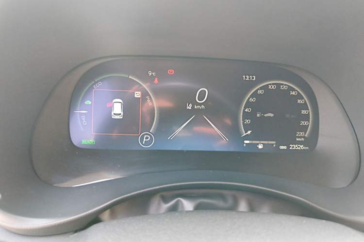 Used Toyota Highlander 2024 2.5L Smart Electric Hybrid Dual-Motor All-Wheel-Drive Luxury 7-Seater Instrument Cluster