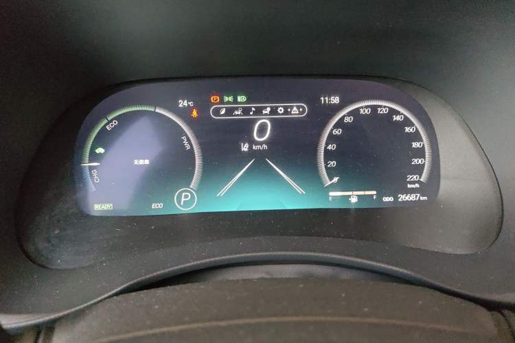 Used Toyota Highlander 2024 2.5L Smart Electric Hybrid Dual-Engine Four-Wheel Drive Prestige Version – 7 Seats Instrument Cluster