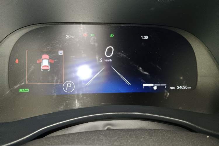 Used Toyota Highlander 2024 2.5L Smart e-Power Dual-Motor All-Wheel-Drive Elite Version – 7 Seats Instrument Cluster
