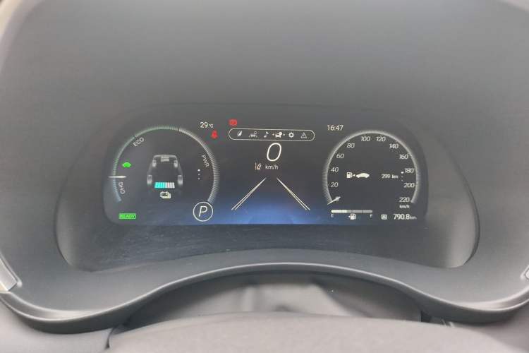 Used Toyota Highlander 2024 2.5L Smart Electric Hybrid Dual-Motor Two-Wheel-Drive Elite Edition 5 Seats Instrument Cluster