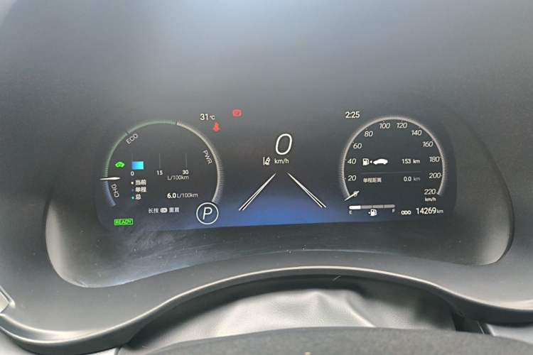 Used Toyota Highlander 2024 2.5L Smart Electric Hybrid Dual-Motor Two-Wheel-Drive Elite Edition 5 Seats Instrument Cluster