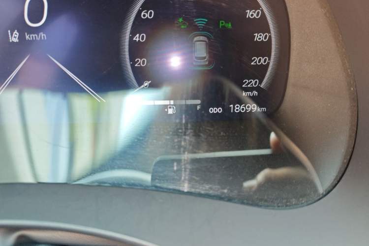 Used Toyota Highlander 2024 2.5L Smart Electric Hybrid Dual-Engine Two-Wheel Drive Elite Version 7 Seats Odometer Close Up