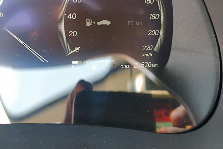 Used Toyota Highlander 2024 2.5L Smart Electric Hybrid Dual-Motor All-Wheel-Drive Luxury 7-Seater Odometer Close Up