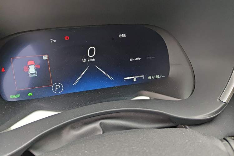 Used Toyota Highlander 2024 2.5L Smart Electric Hybrid Dual-Motor Two-Wheel-Drive Elite Edition 5 Seats Odometer Close Up