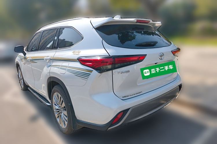 Used Toyota Highlander 2024 2.5L Smart Electric Hybrid Dual-Motor All-Wheel-Drive Luxury 7-Seater Rear Left 45 Deg