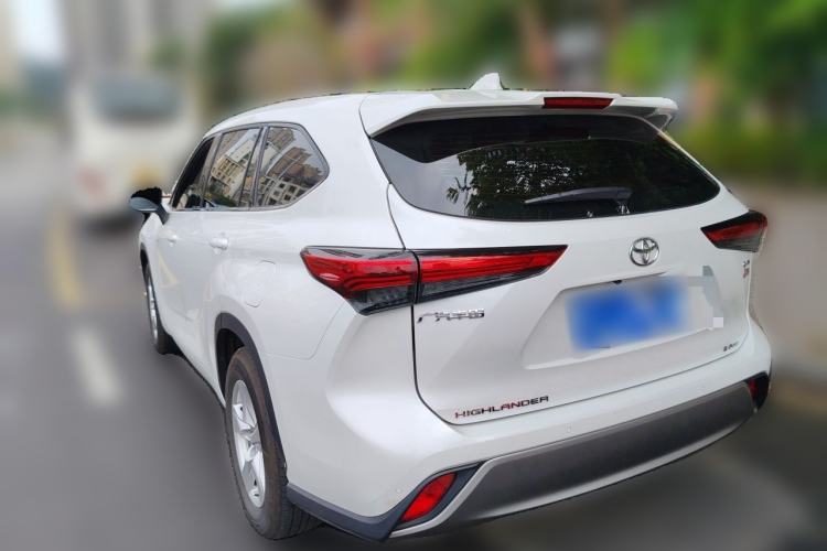 Used Toyota Highlander 2024 2.5L Smart e-Power Dual-Motor All-Wheel-Drive Elite Version – 7 Seats Rear Left 45 Deg