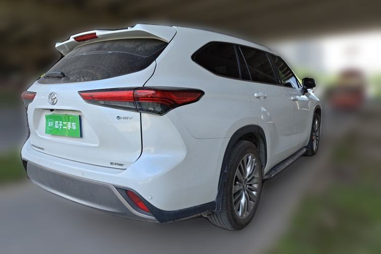 Used Toyota Highlander 2024 2.5L Smart Electric Hybrid Dual-Engine Four-Wheel Drive Prestige Version – 7 Seats Rear Right 45 Deg