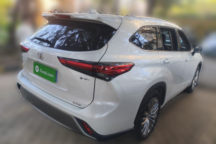 Used Toyota Highlander 2024 2.5L Smart Electric Hybrid Dual-Engine Four-Wheel Drive Prestige Version – 7 Seats Rear Right 45 Deg