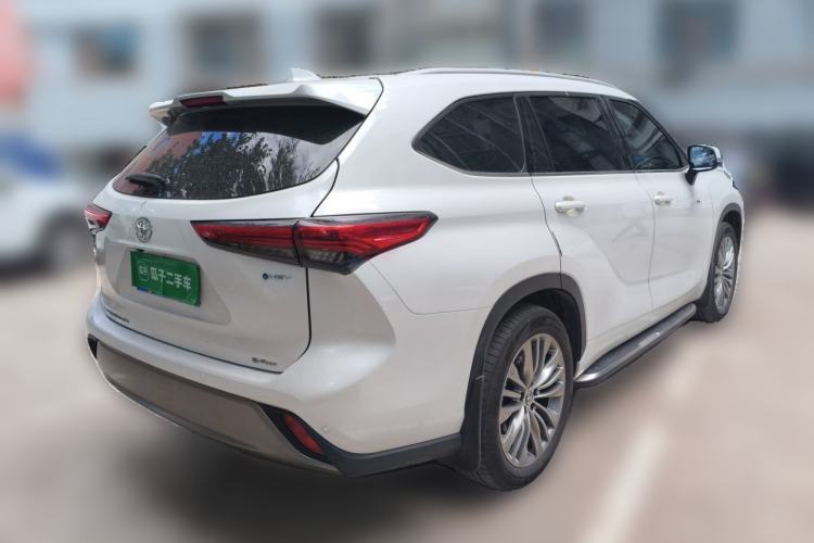 Used Toyota Highlander 2024 2.5L Smart Electric Hybrid Dual-Engine Four-Wheel Drive Prestige Version – 7 Seats Rear Right 45 Deg