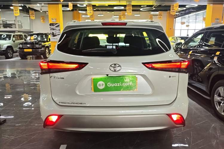 Used Toyota Highlander 2024 2.5L Smart Electric Hybrid Dual-Motor Two-Wheel-Drive Elite Edition 5 Seats Rear