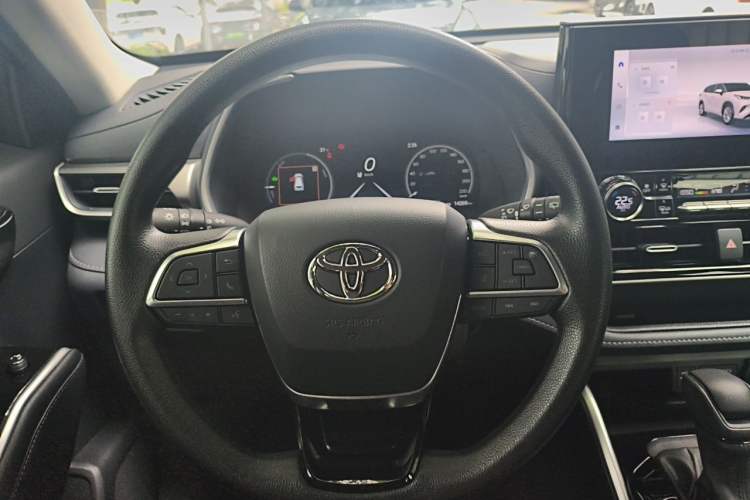 Used Toyota Highlander 2024 2.5L Smart Electric Hybrid Dual-Motor Two-Wheel-Drive Elite Edition 5 Seats Steering Wheel