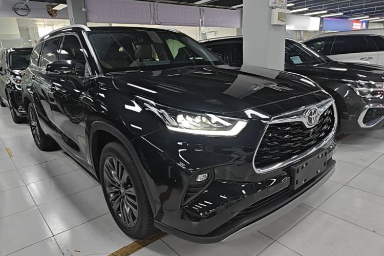 Used Toyota Highlander 2026 Model 2.5L Intelligent Electric Hybrid Dual-Engine All-Wheel-Drive Prestige Edition 7-seater Front Right 45 Deg
