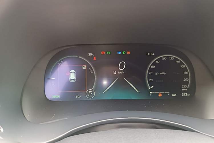 Used Toyota Highlander 2026 Model 2.5L Intelligent Electric Hybrid Dual-Engine Two-Wheel-Drive Elite Edition 5-seater Instrument Cluster
