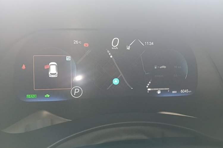 Used Toyota Highlander 2026 Model 2.5L Intelligent Electric Hybrid Dual-Engine Two-Wheel-Drive Elite Edition 7-seater Instrument Cluster