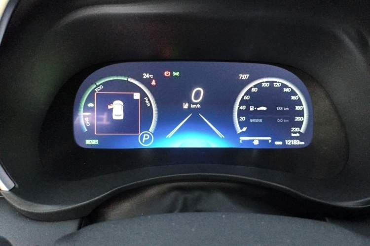 Used Toyota Highlander 2026 Model 2.5L Intelligent Electric Hybrid Dual-Engine Two-Wheel-Drive Elite Edition 5-seater Instrument Cluster