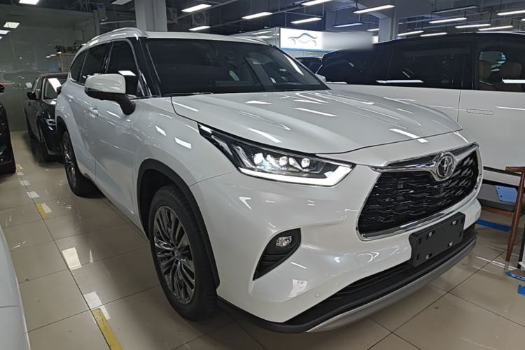 Used Toyota Highlander 2026 Model 2.5L Intelligent Electric Hybrid Dual-Engine All-Wheel-Drive Prestige Edition 7-seater Front Right 45 Deg