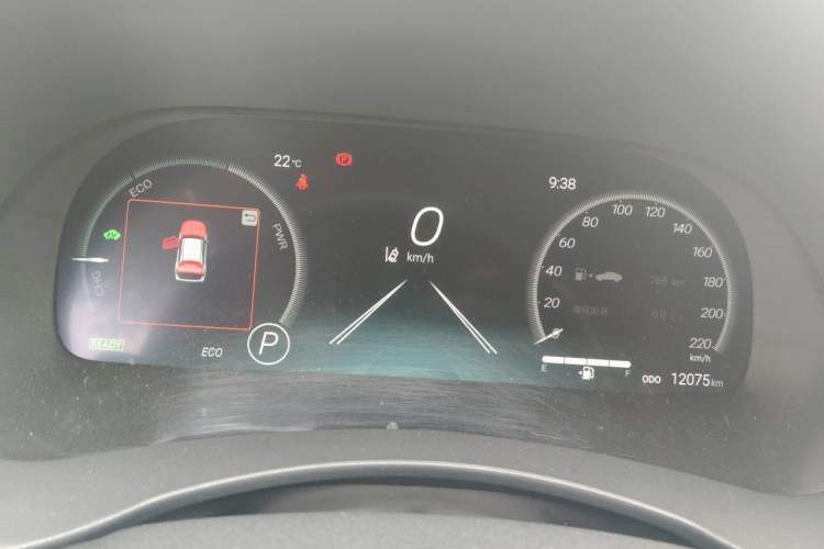 Used Toyota Highlander 2026 Model 2.5L Intelligent Electric Hybrid Dual-Engine Two-Wheel-Drive Elite Edition 5-seater Instrument Cluster