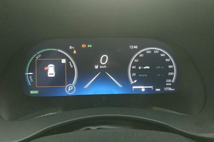 Used Toyota Highlander 2026 Model 2.5L Intelligent Electric Hybrid Dual-Engine Two-Wheel-Drive Luxury Edition 7-seater Instrument Cluster
