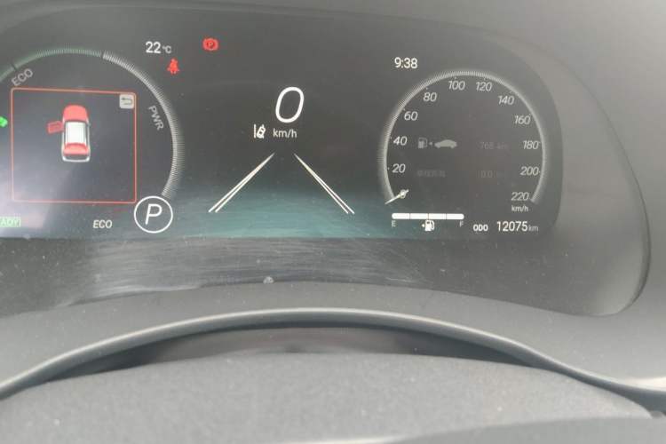 Used Toyota Highlander 2026 Model 2.5L Intelligent Electric Hybrid Dual-Engine Two-Wheel-Drive Elite Edition 5-seater Odometer Close Up