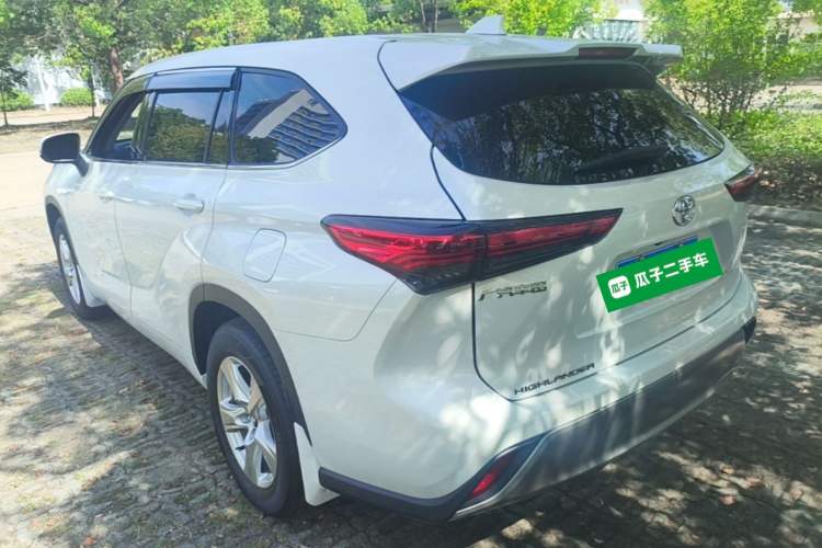 Used Toyota Highlander 2026 Model 2.5L Intelligent Electric Hybrid Dual-Engine Two-Wheel-Drive Elite Edition 7-seater Rear Left 45 Deg