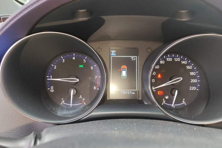 Used Toyota IZOA 2018 2.0L Yichi Version China VI Standard Odometer Close Up