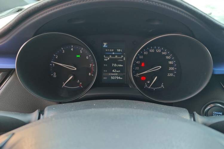 Used Toyota IZOA 2018 2.0L Yichi Version China VI Standard Odometer Close Up