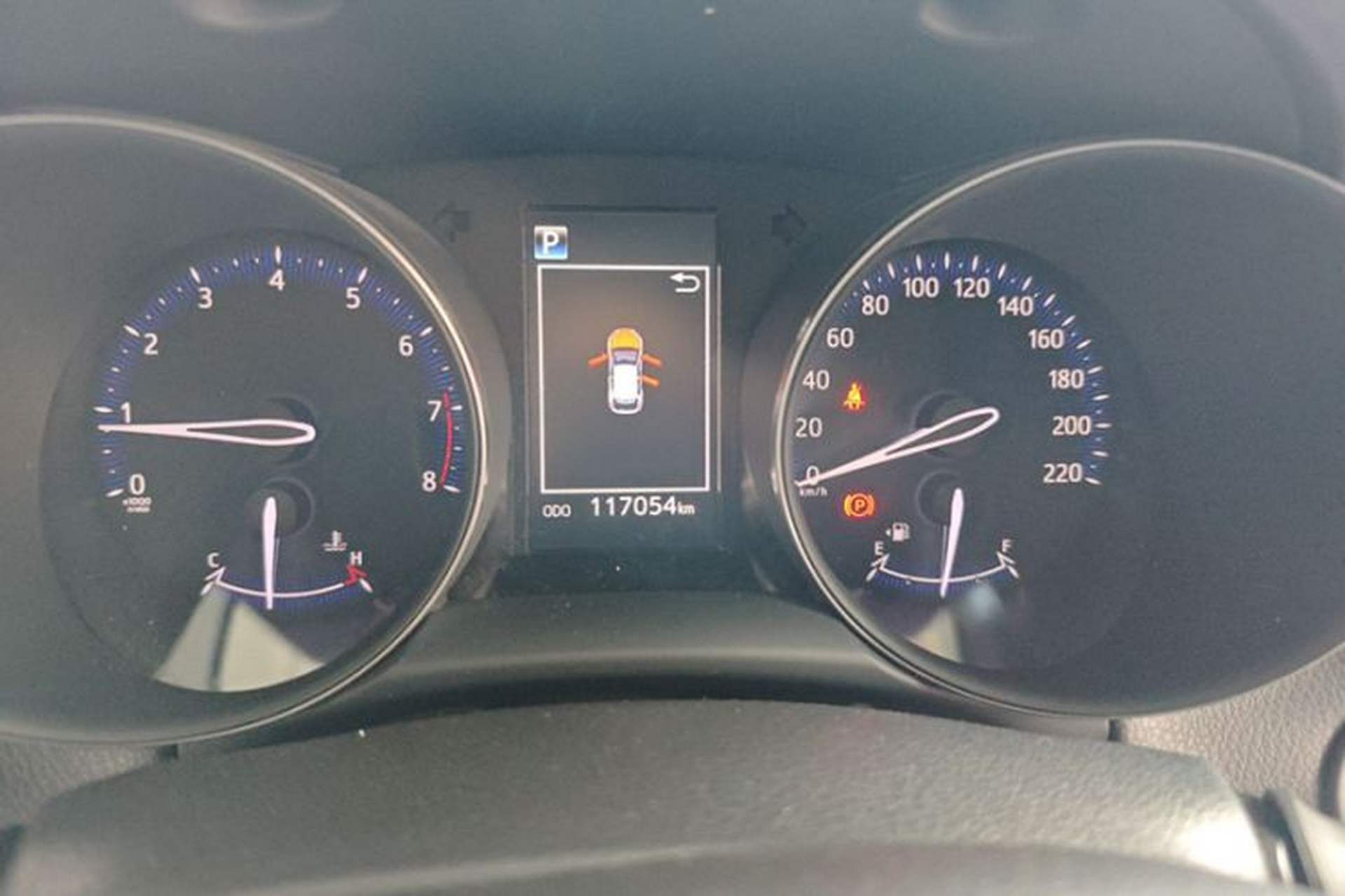 Used Toyota IZOA 2018 2.0L Yichi Version China VI Standard Odometer Close Up