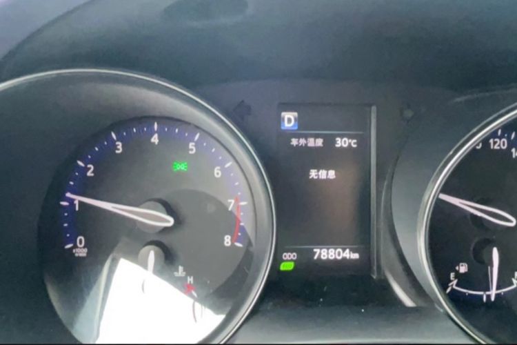 Used Toyota IZOA 2018 2.0L Yichi Version China VI Standard Odometer Close Up