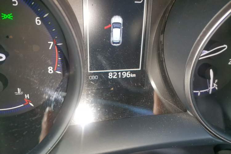 Used Toyota IZOA 2018 2.0L Yichi Version China VI Standard Odometer Close Up