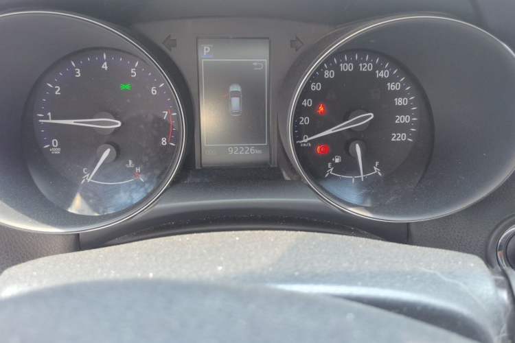Used Toyota IZOA 2018 2.0L Yichi Version China VI Standard Odometer Close Up