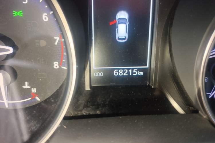 Used Toyota IZOA 2018 2.0L Yichi Version China VI Standard Odometer Close Up
