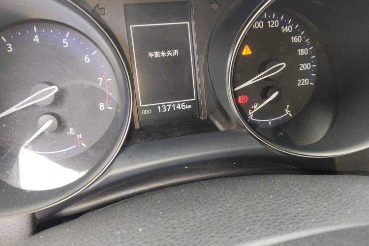 Used Toyota IZOA 2018 2.0L Yichi Edition China V Standard Odometer Close Up