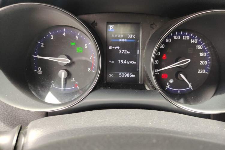 Used Toyota IZOA 2018 2.0L Yixuan Sunroof Version China VI Standard Odometer Close Up