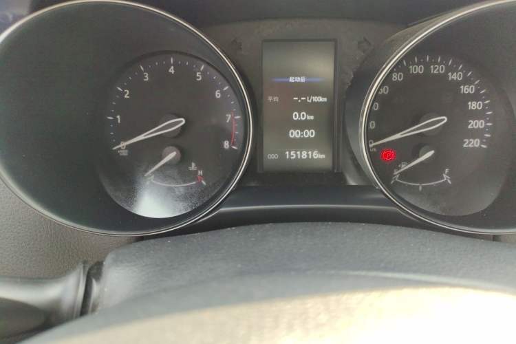 Used Toyota IZOA 2018 2.0L Yichi Version China VI Standard Odometer Close Up
