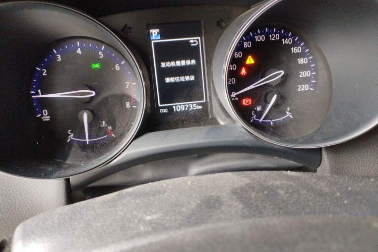 Used Toyota IZOA 2018 2.0L Yichi Edition China V Standard Odometer Close Up